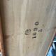 Vintage sculptural coffee table in wood