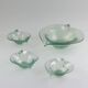 Vintage glass bowls, Murano manufacture, Italy, mid-20th century.