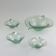 Vintage glass bowls, Murano manufacture, Italy, mid-20th century.