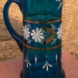 Enamel glass carafe