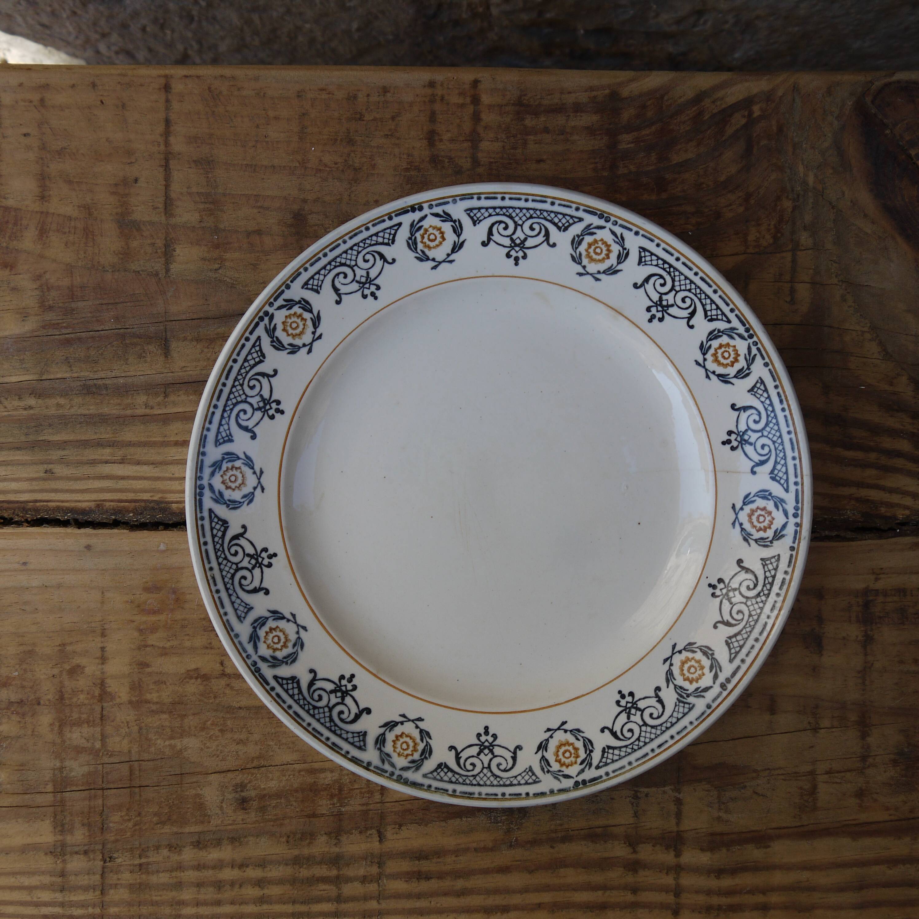 Two St Amand dessert plates