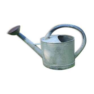 White zinc watering can