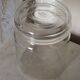 Lot 3 jars the best transparent glass 1 l cover