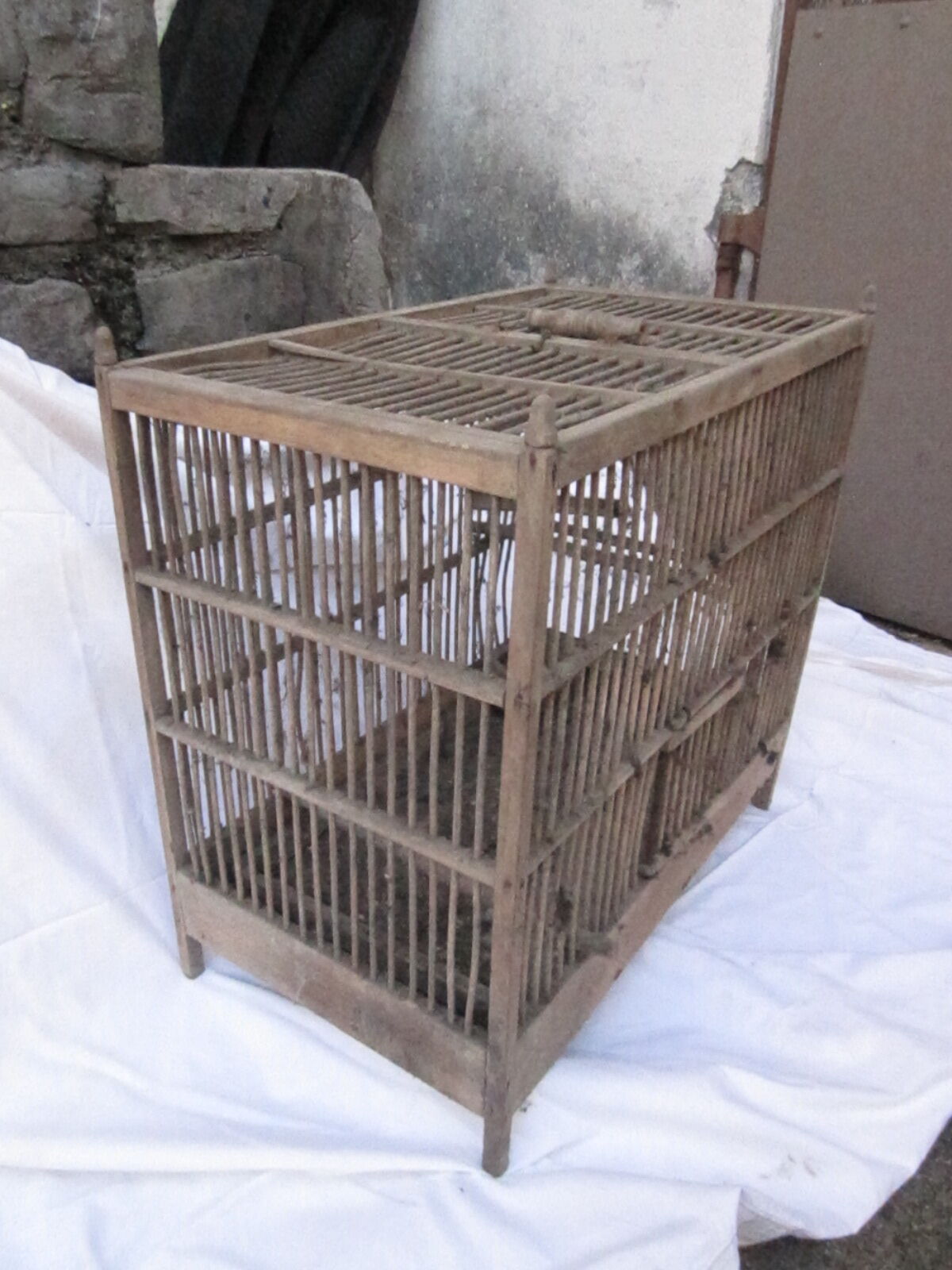 Old wooden cage