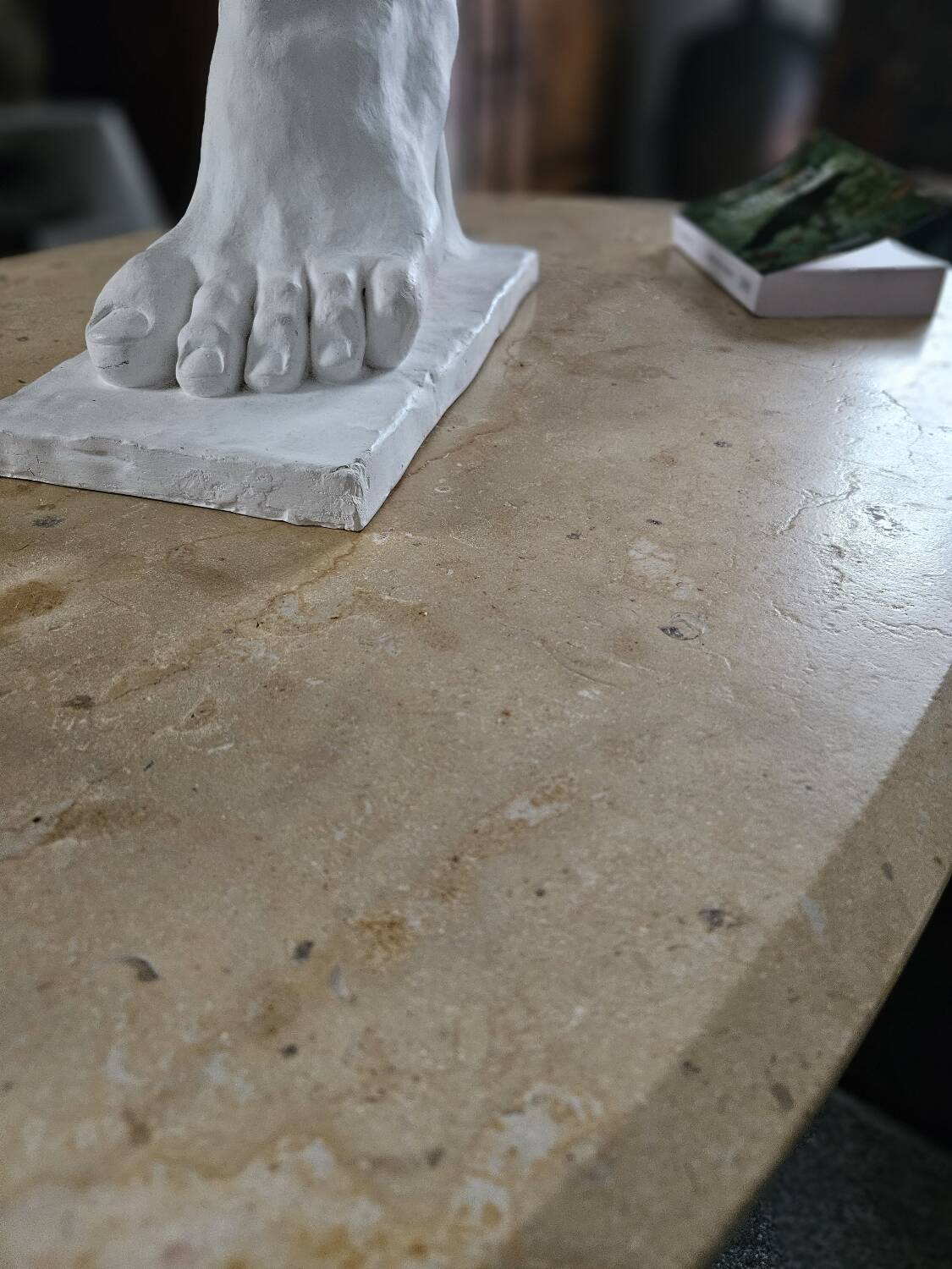 Natural stone coffee table from the 20th century.