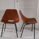 Pair of chairs Amsterdam by Pierre Guariche, recent "House of the World" reissue
