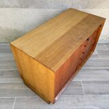 Scandinavian sideboard with 5 vintage drawers