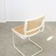 Vintage Cesca B32 chair in white by Marcel Breuer, 1970s