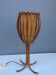 Lampe en rotin par Louis Sognot, années 60