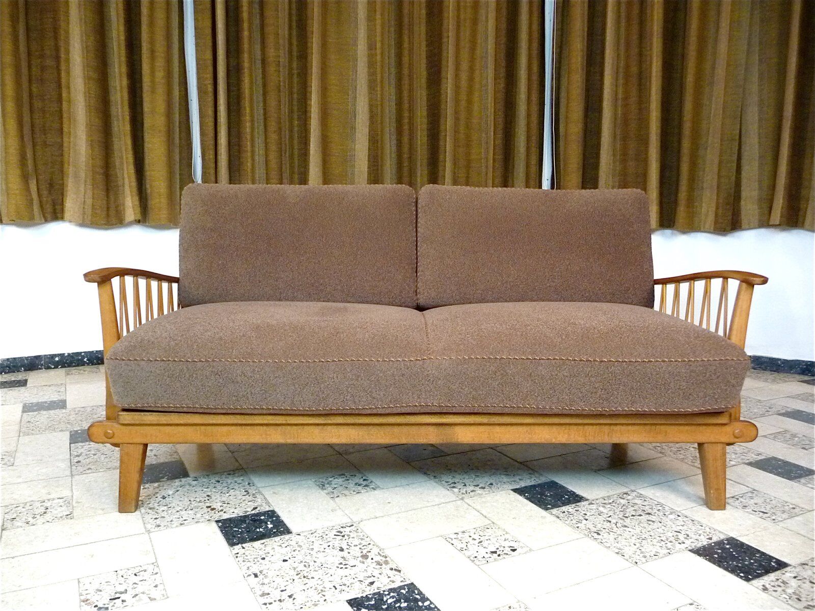 Mid-century Two-Seater Sofa Daybed by Wilhelm Knoll, Germany 1950s