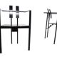 KFF Trix Memphis set of two dining chairs by Karl Friedrich Förster, 1988