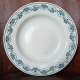Set of 5 Terre de Fer plates 1900 Wilbur and St Amand