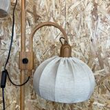 Floor lamp Domus pine Danish design Denmark, 60/70