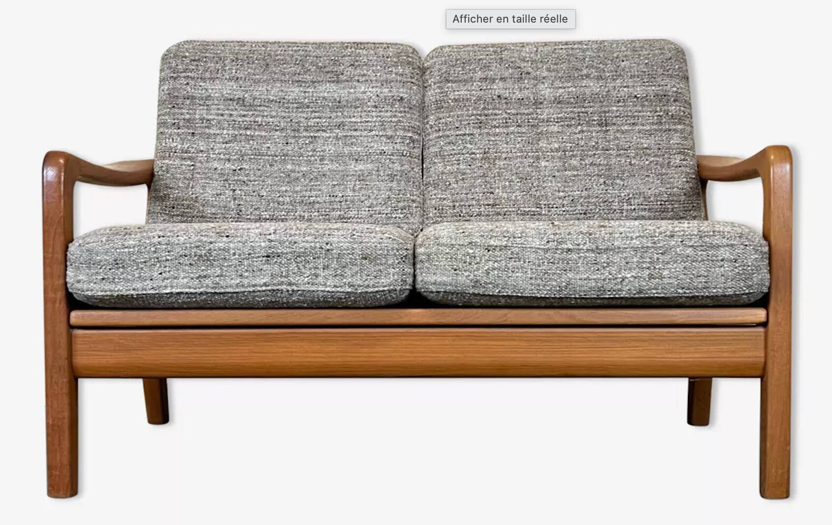 Teak sofa from the 1960s/1970s by J. Kristensen, Danish, Denmark