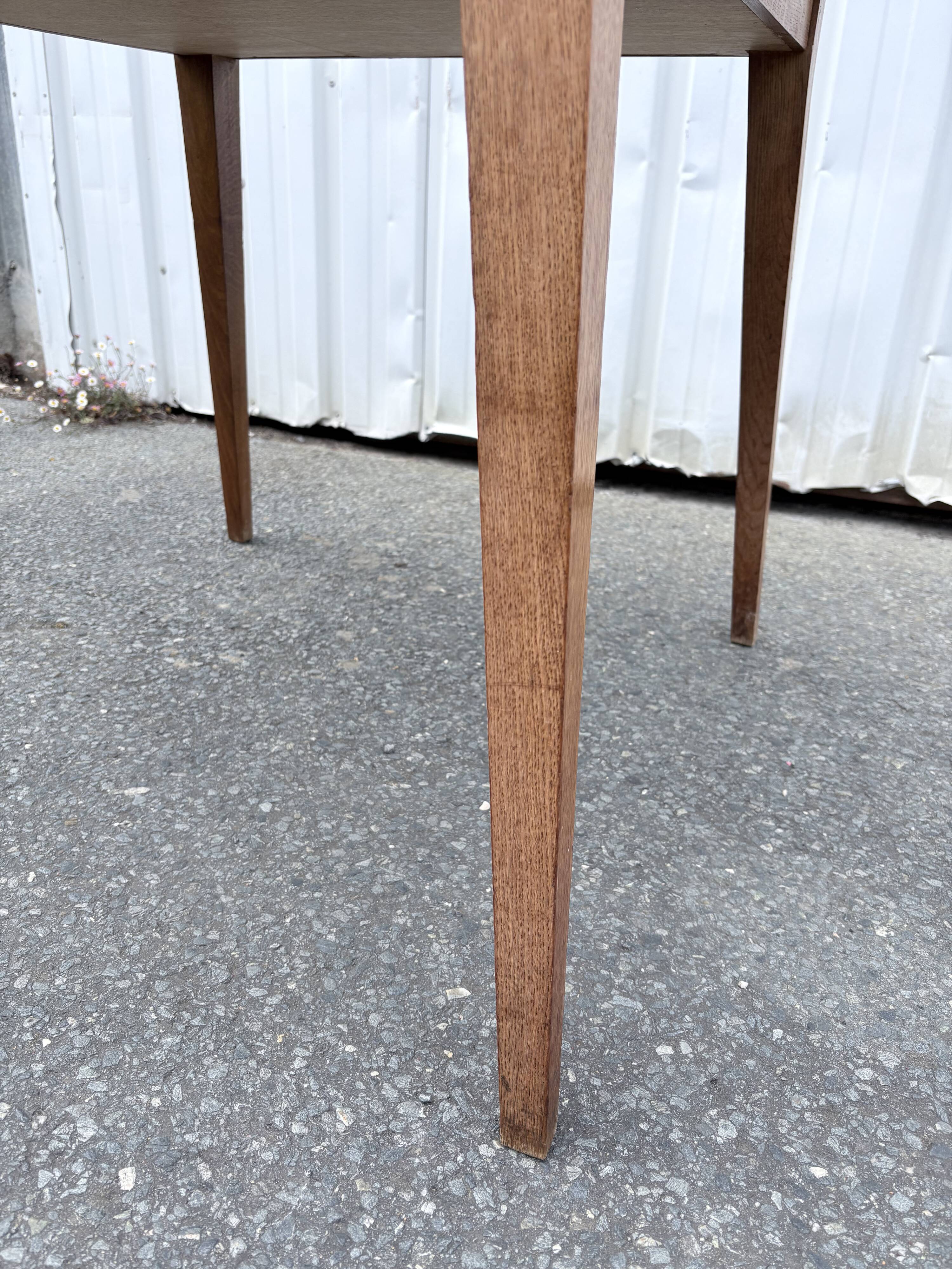 Extendable Scandinavian table from the 1950s – light wood