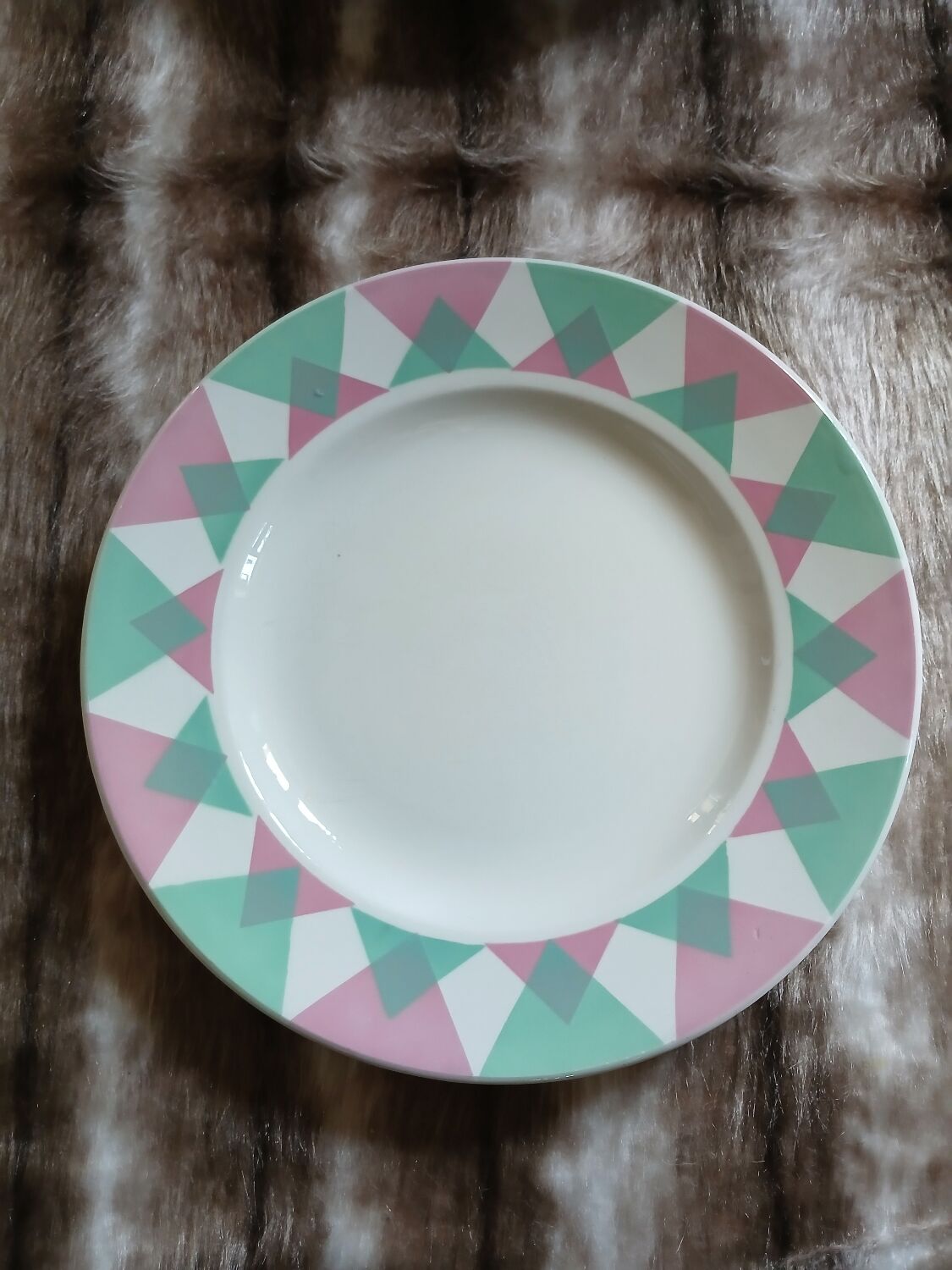 2 old plates from Digoin and Sarreguemines