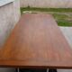 Farm table in blond oak