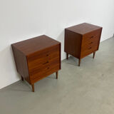 Tables de chevet en teck par Renz 1960s
