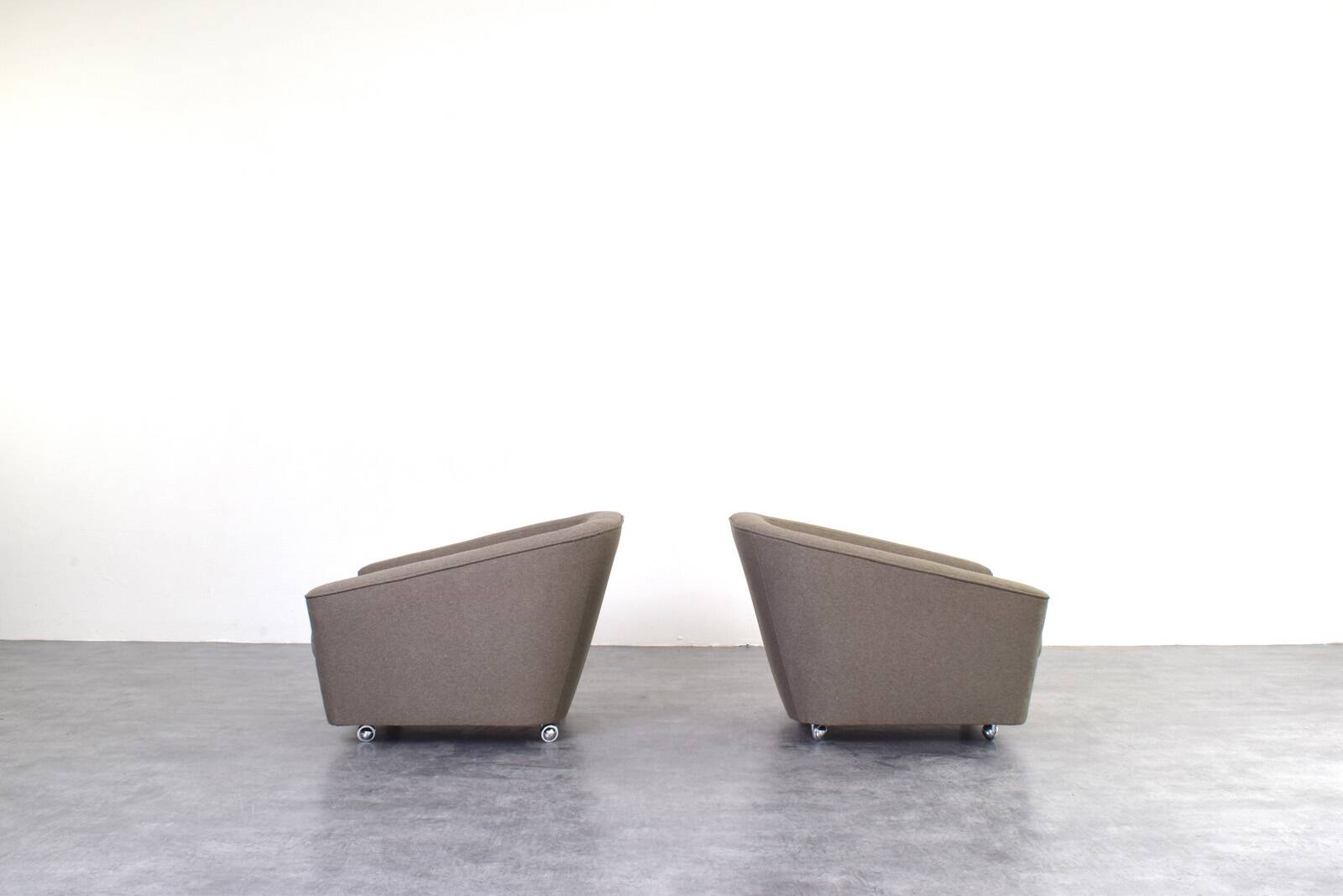 Fauteuils de salon allemands de l'ère spatiale, années 1960, lot de 2