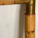 Vintage rattan and bamboo headboard