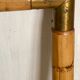 Vintage rattan and bamboo headboard