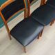 Set of four beech chairs, Danish design, 1970s, production: Denmark