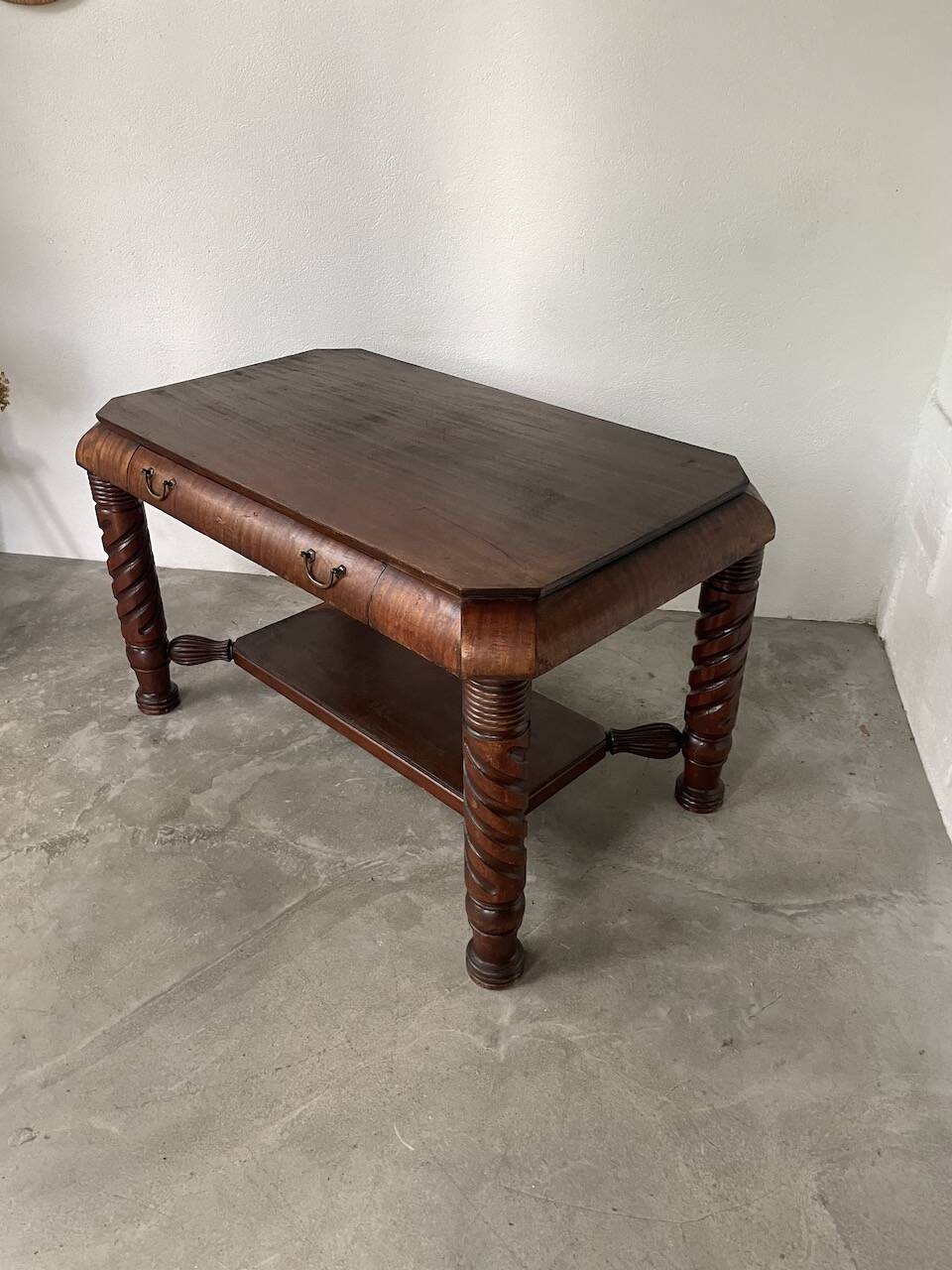 Bureau console acajou 1900