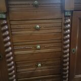 19th century sideboard with two doors and drawers