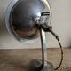 Cobra parabolic lamp with enameled cast iron base, Art Nouveau.