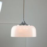 Suspension blanche Space Age de Guzzini, années 1960