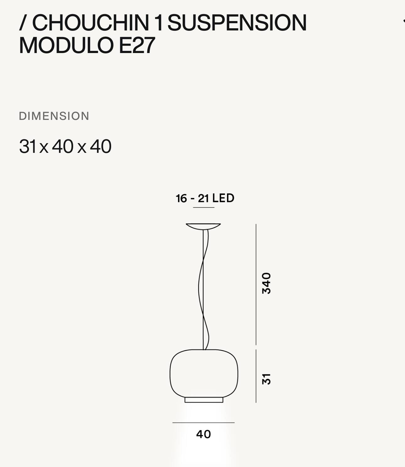 Foscarini Chouchin 1, 2 & 3 glass pendant lamps