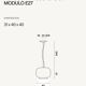 Foscarini Chouchin 1, 2 & 3 glass pendant lamps
