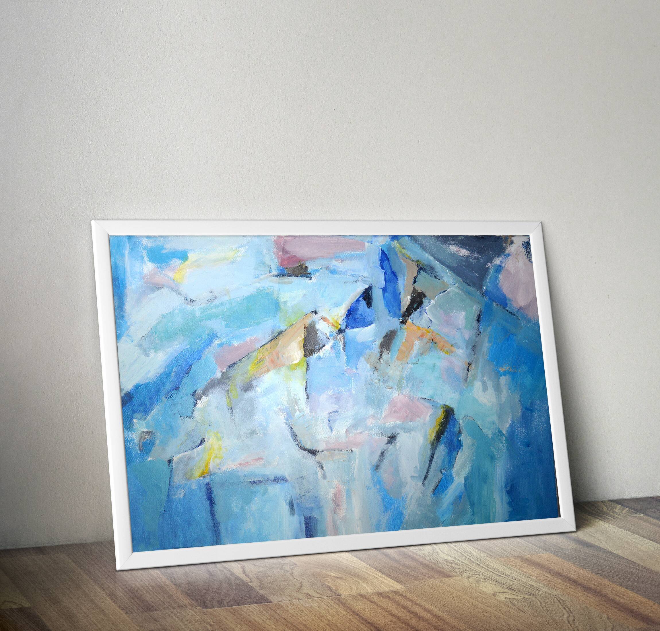 Abstract Mediterranean landscape