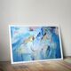 Abstract Mediterranean landscape