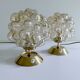 Pair of Limburg Bubble Glass Lamps