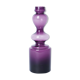 Transparent purple vase