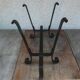 Ancient cast iron log carrier