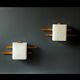 Pair of Scandinavian wall lights