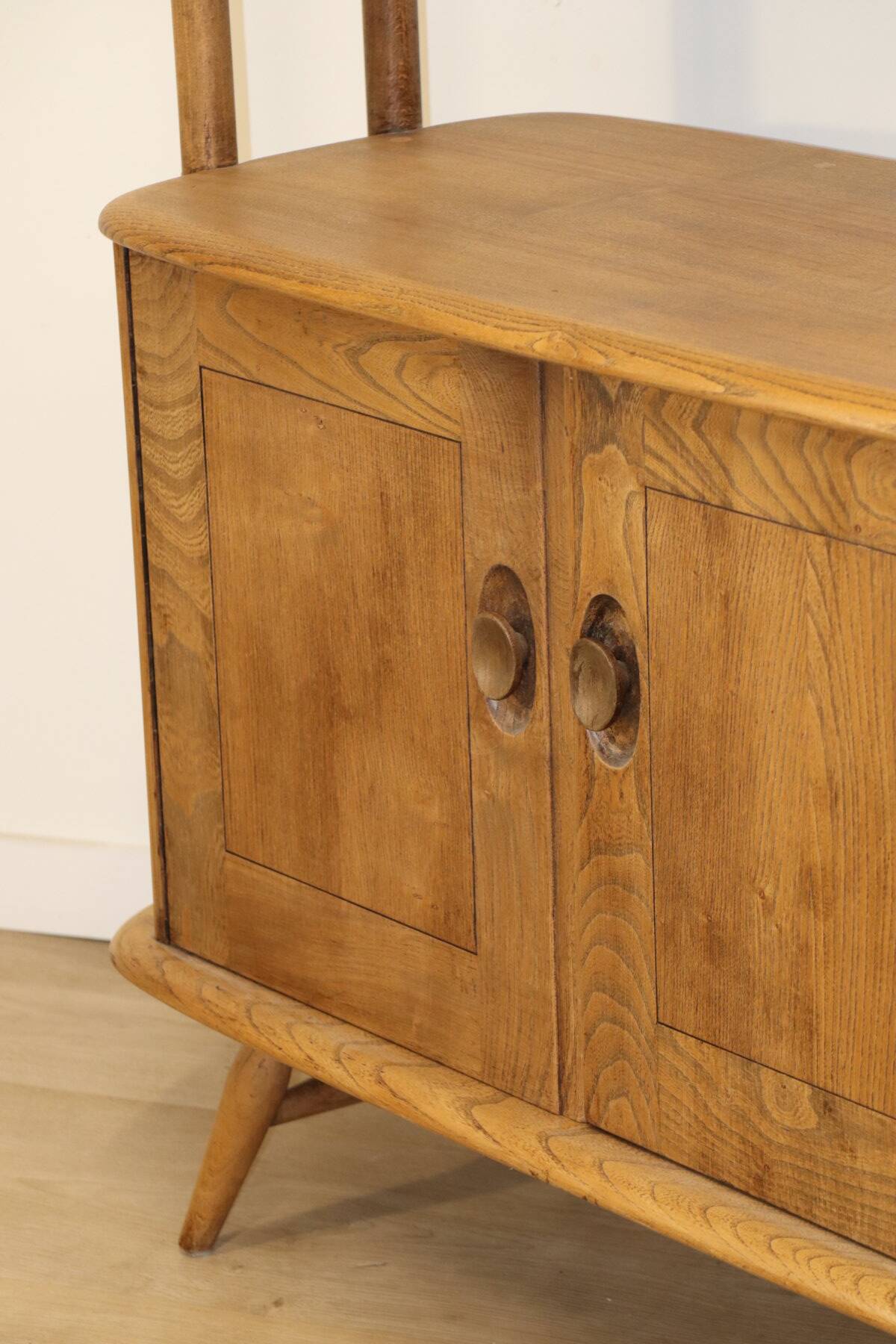 Vintage Ercol wooden bookcase, 1960