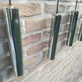Stainless steel hanging lamp 70s