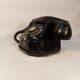 Ancien téléphone à cadran belge RTT 56B en bakélite noire