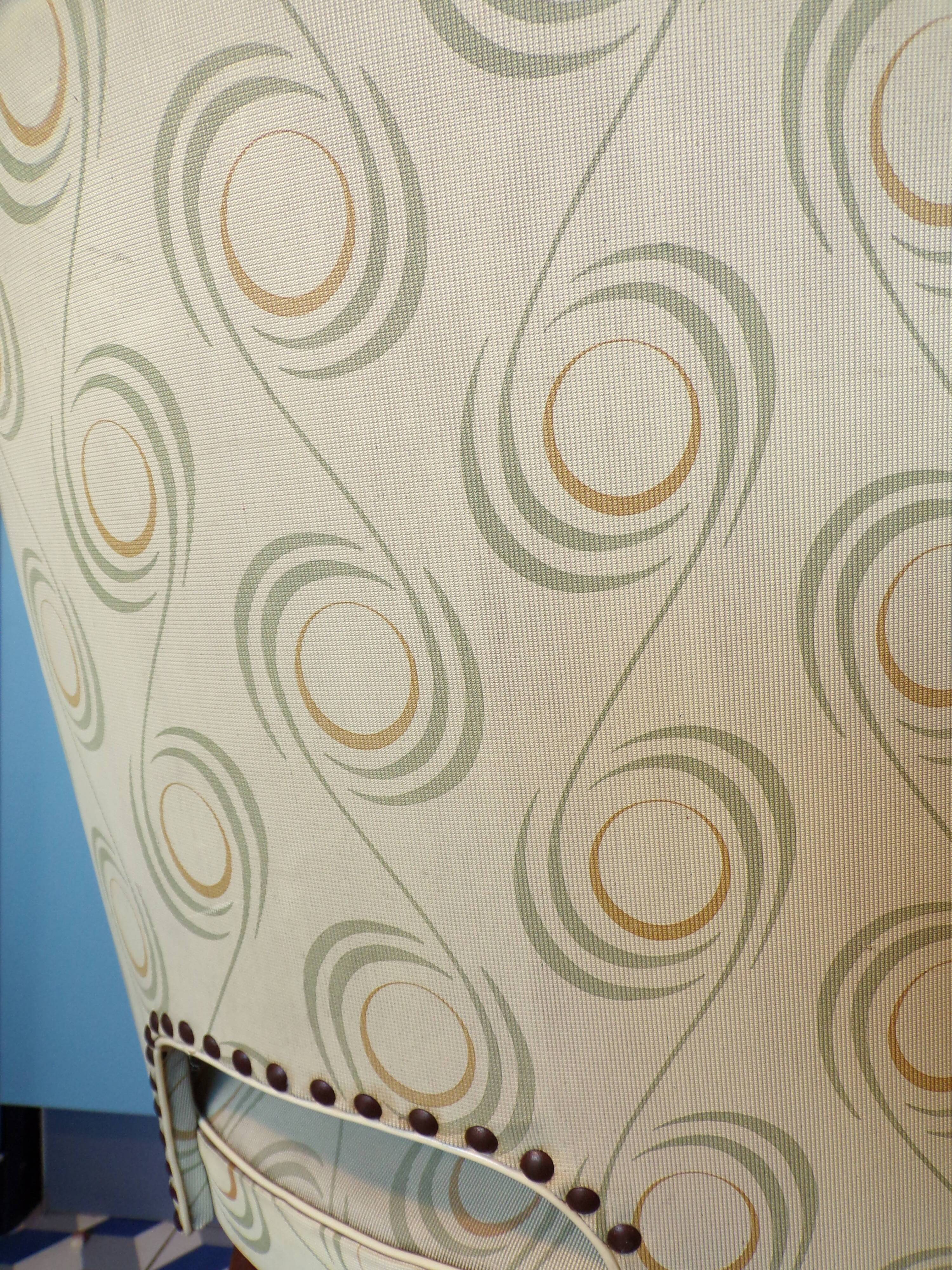 Vintage 1960s vinyl armchair