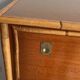 Commode dalvera 1970 meuble bar bambou et bois