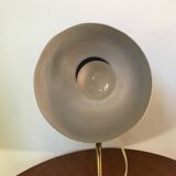 Vintage khaki green metal lamp