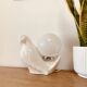 Bird lamp "dove" in white ceramic, 1970