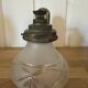 Art Deco wall lamp in metal and glass