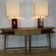 Paire de lampes "pépites" par Philippe Cheverny rouge et or