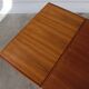 Vintage teak dining table 4-6 pers Danish design kitchen table 60s