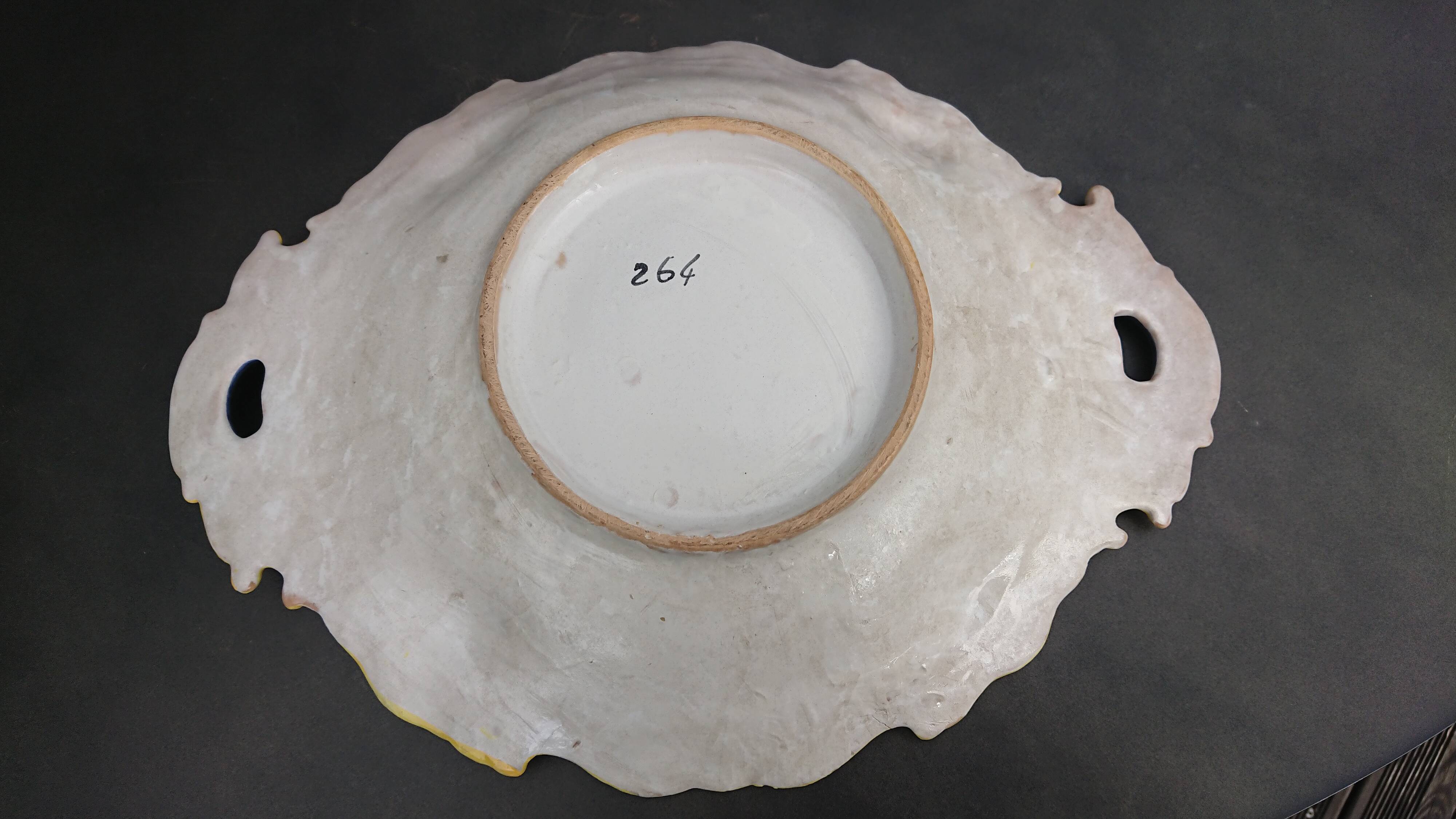 Hand-painted open dish