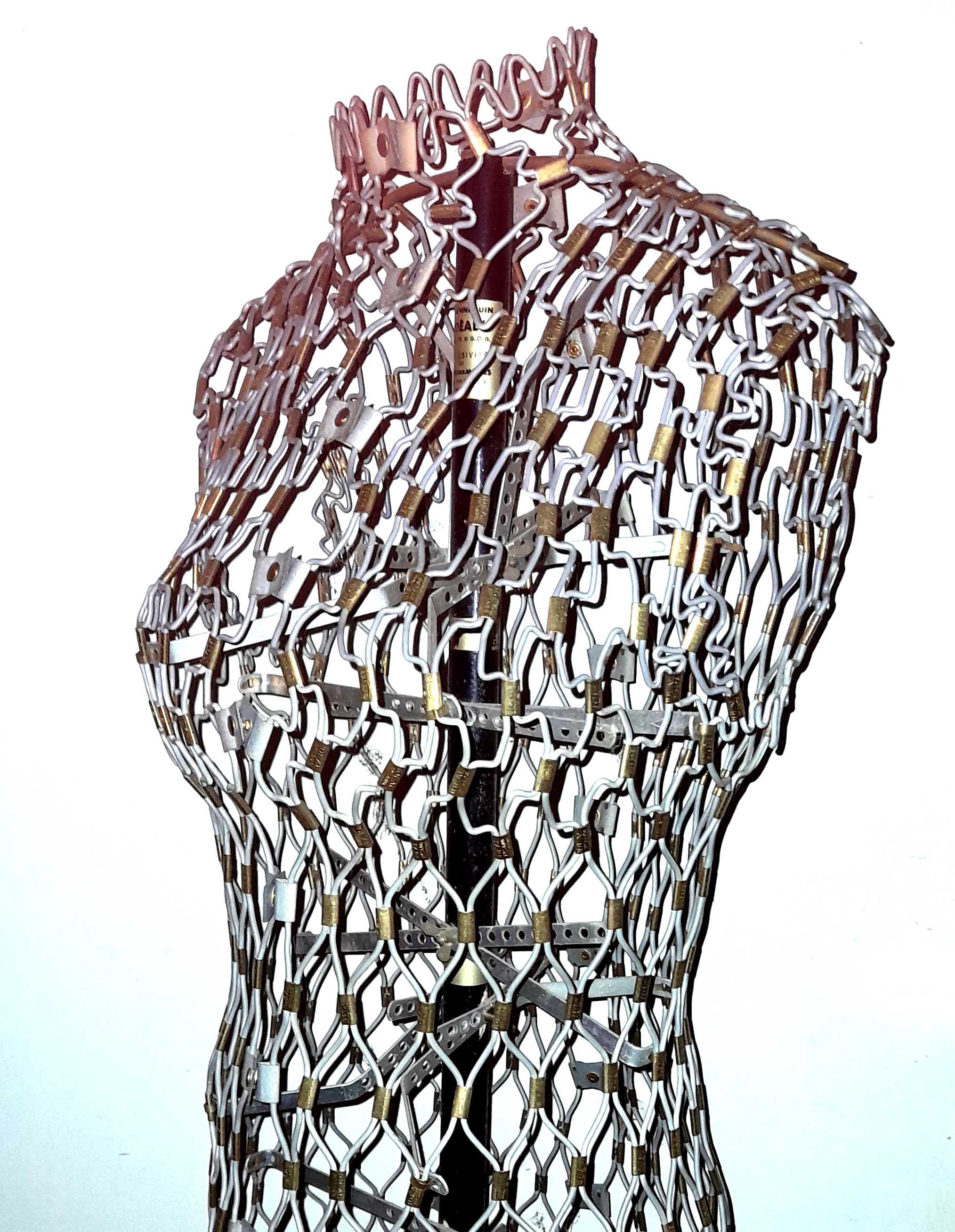 Vintage sewing model - adjustable female bust "ideal - jardin des modes paris" 1950